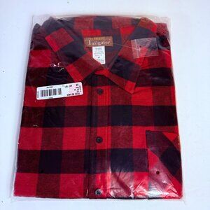 Haband Tailgater Buffalo Plaid Shirt Mens 4X Flannel Lumberjack Button Up Gift